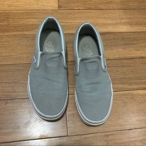 Gray Slip On Vans